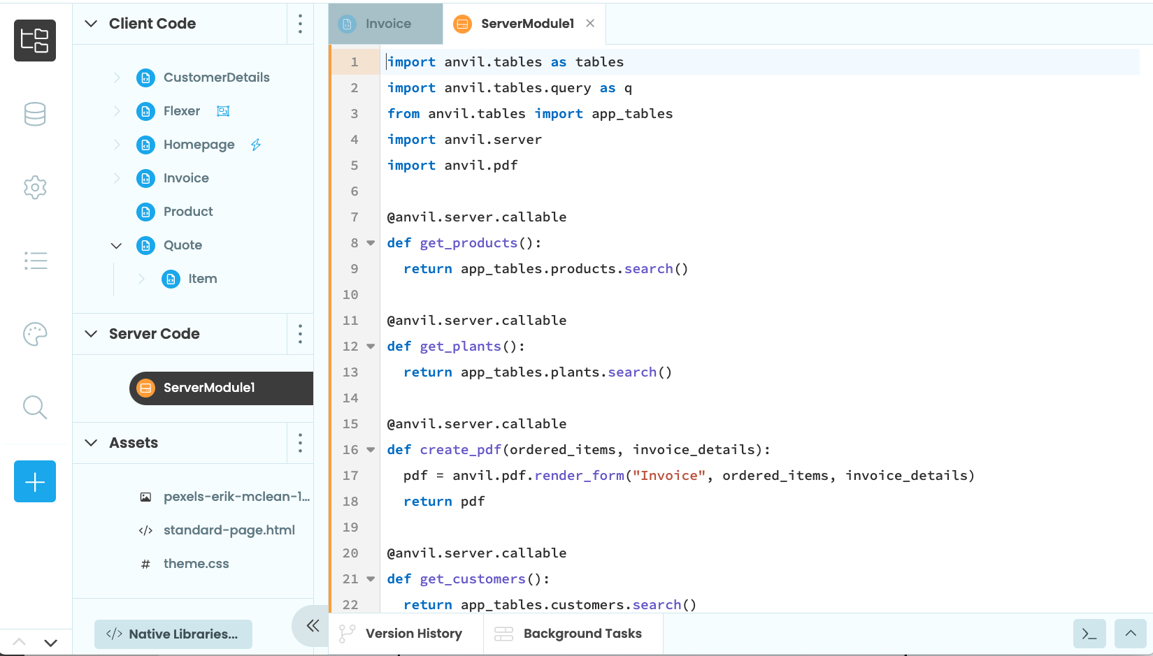 An Anvil Server Module which runs Python code on a secure server.