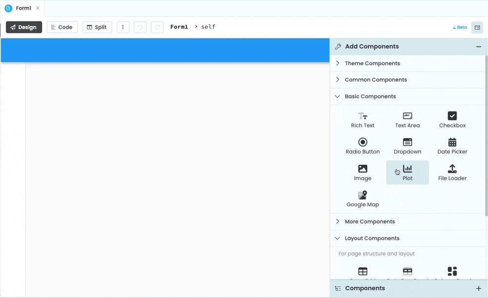 Placing a plot into our UI.